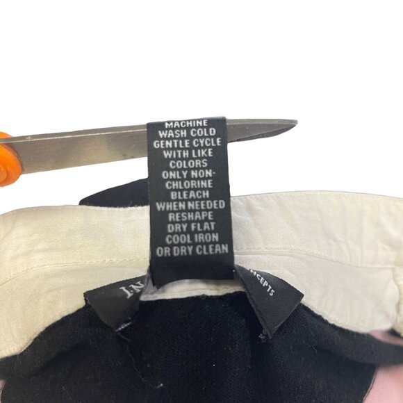 INC International Concepts Womens Sz Large Striped 2fer Top with Ruched Sleeves - Picture 8 of 9